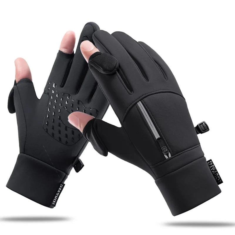 Guantes Cálidos Impermeables de Invierno – A Prueba de Viento y con Pantalla Táctil para Hombres y Mujeres
