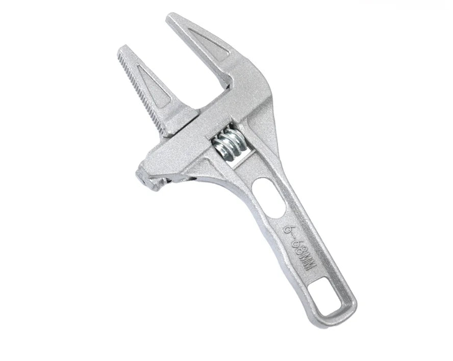 Llave ajustable de 5 pulgadas, apertura amplia, 0-30cm, llave forjada de acero al cromo vanadio con mango corto, herramienta manual