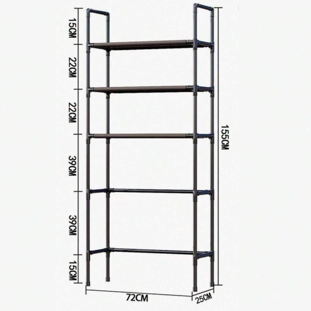 Organizador Para Baño Lavadora Rack Estante Sanitario Repisa