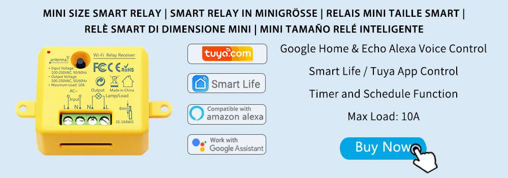 Tuya Smart Life UE WiFi doble cortina interruptor para persiana enrollable motor eléctrico Google Home Alexa Echo Control de voz DIY