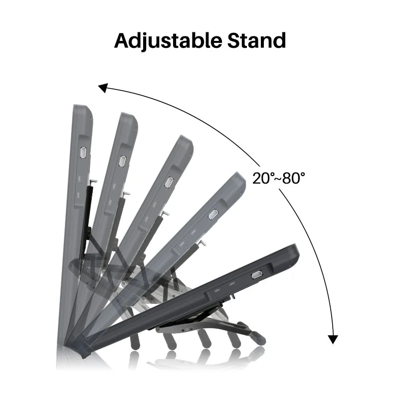 Huion Kamvas 22 Plus – Monitor de Tableta Gráfica de 21,5’’ con 140% sRGB, Compatible con Windows, macOS, Linux y Android