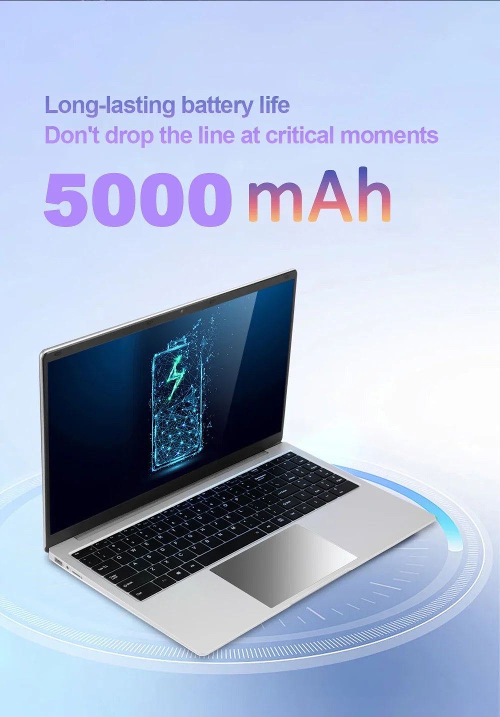 Ordenador Portátil de 15,6’’ – 16GB RAM, 2TB SSD, Intel N3700, Windows 11 Pro