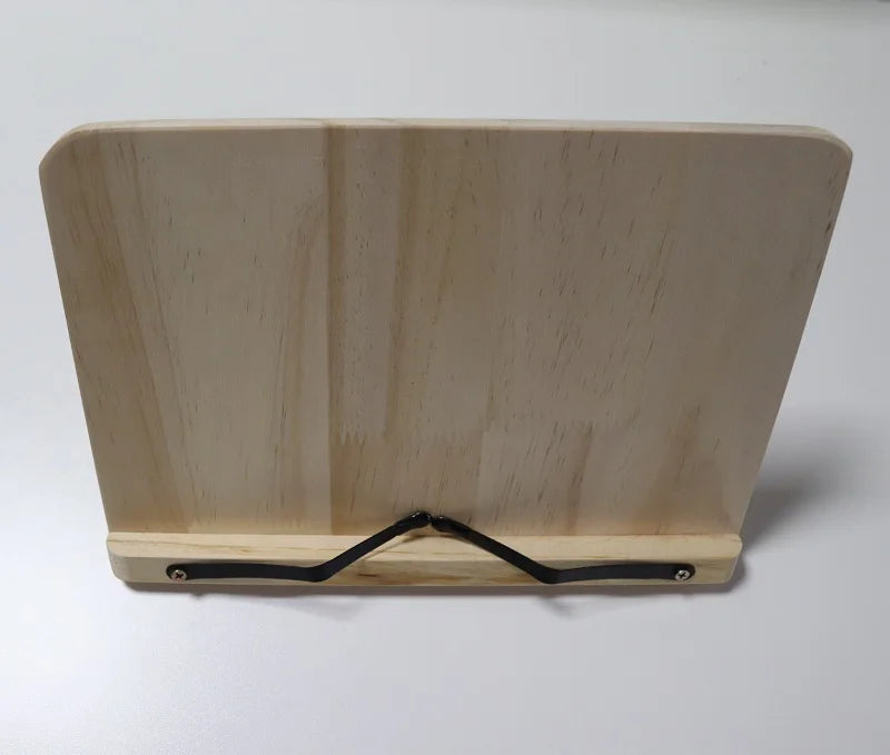 Bandeja de Soporte de Libros Ajustable y Portátil – Clips de Página para Lectura y Cocina