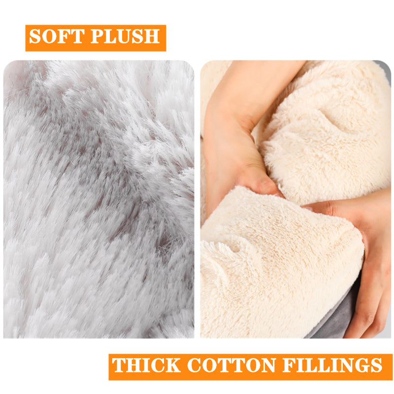 Cama de felpa de terciopelo para gatos, cesta para gatos, casa anidada, saco de dormir, perrera, camas cálidas de invierno, cojín para perros pequeños legowisko dla kota