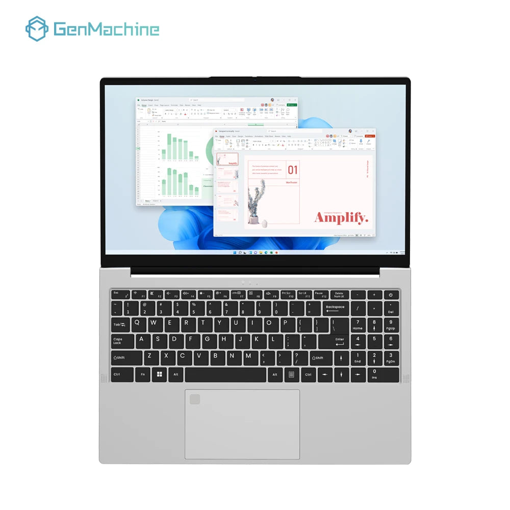 Genmachine Laptop – Intel Core Ultra 5 125H, 14 Núcleos / 18 Hilos, 16GB DDR5 + 512GB SSD, FHD 15,6’’
