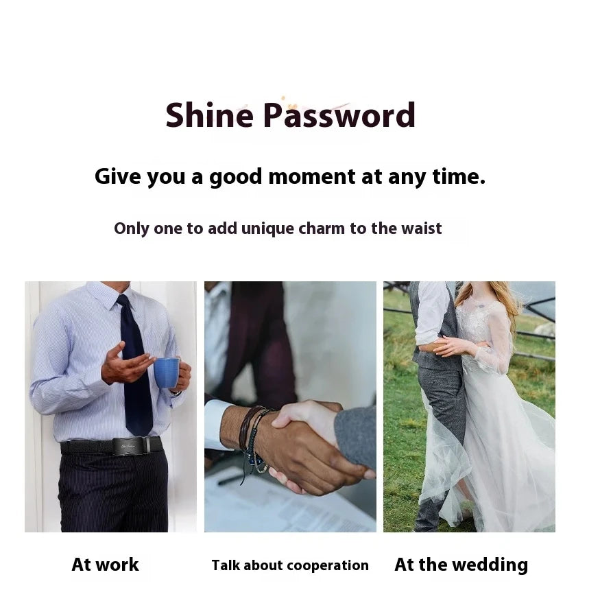 Cinturón de cuero genuino de alta calidad para hombre, hebilla automática ajustable, cinturón de trinquete cortable negro/marrón para hombre