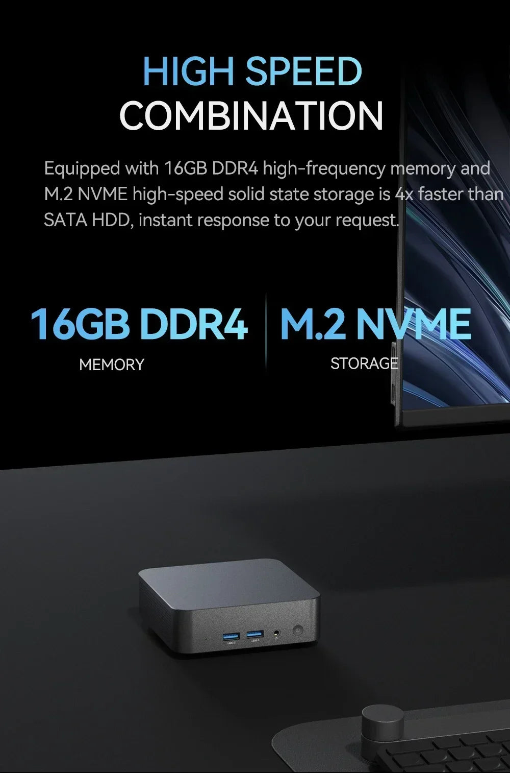 Mini PC Gamer con Windows 11 Pro – Intel Core i9, 16GB DDR4, 1TB SSD, 4K HD