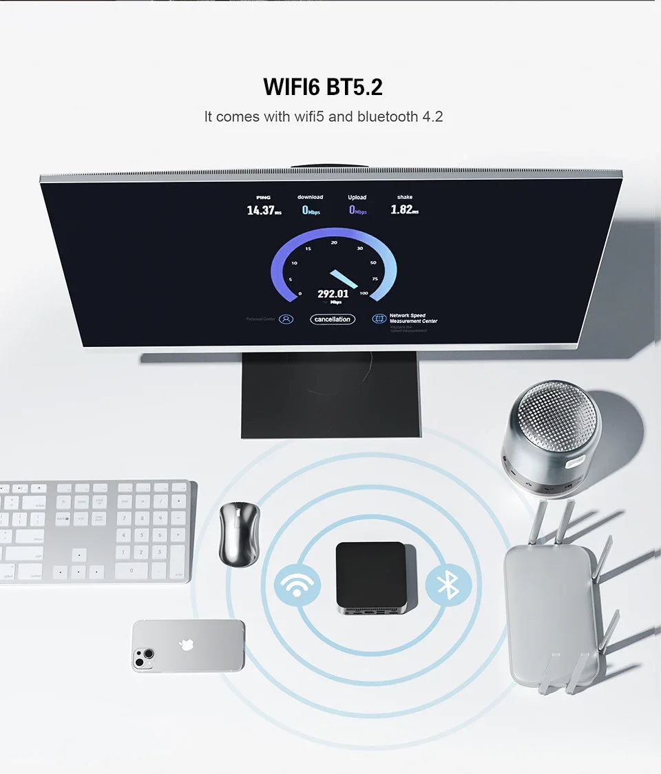 Mini PC Gamer con Windows 11 Pro – Intel Core i9, 16GB DDR4, 1TB SSD, 4K HD