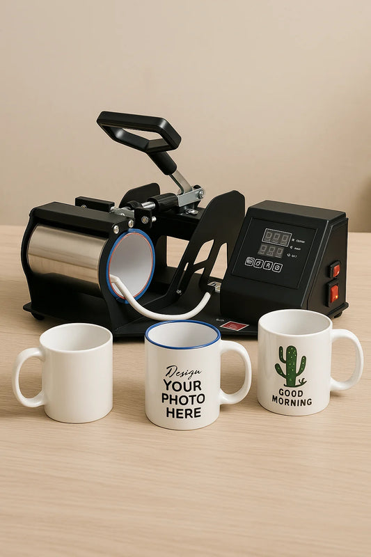Prensa de calor para tazas XLJ, máquina de sublimación de vasos de 11oz, 110V/220V, impresión de tazas DIY para tazas recubiertas en blanco