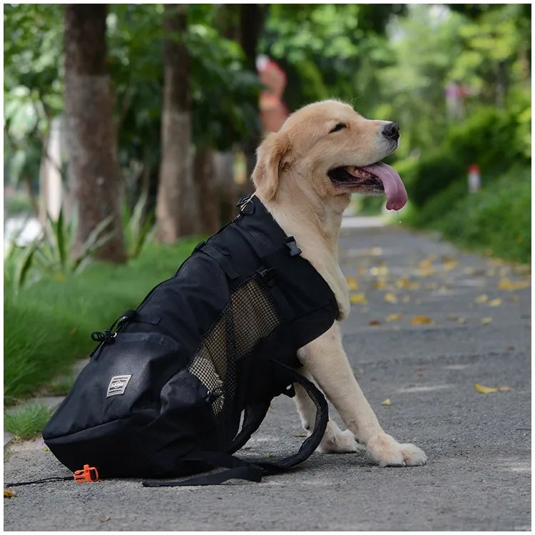 Mochila de viaje para senderismo, transportador de perros, ventilación al aire libre, transpirable, para bicicleta, motocicleta, deporte al aire libre, bolsa de malla, envío directo