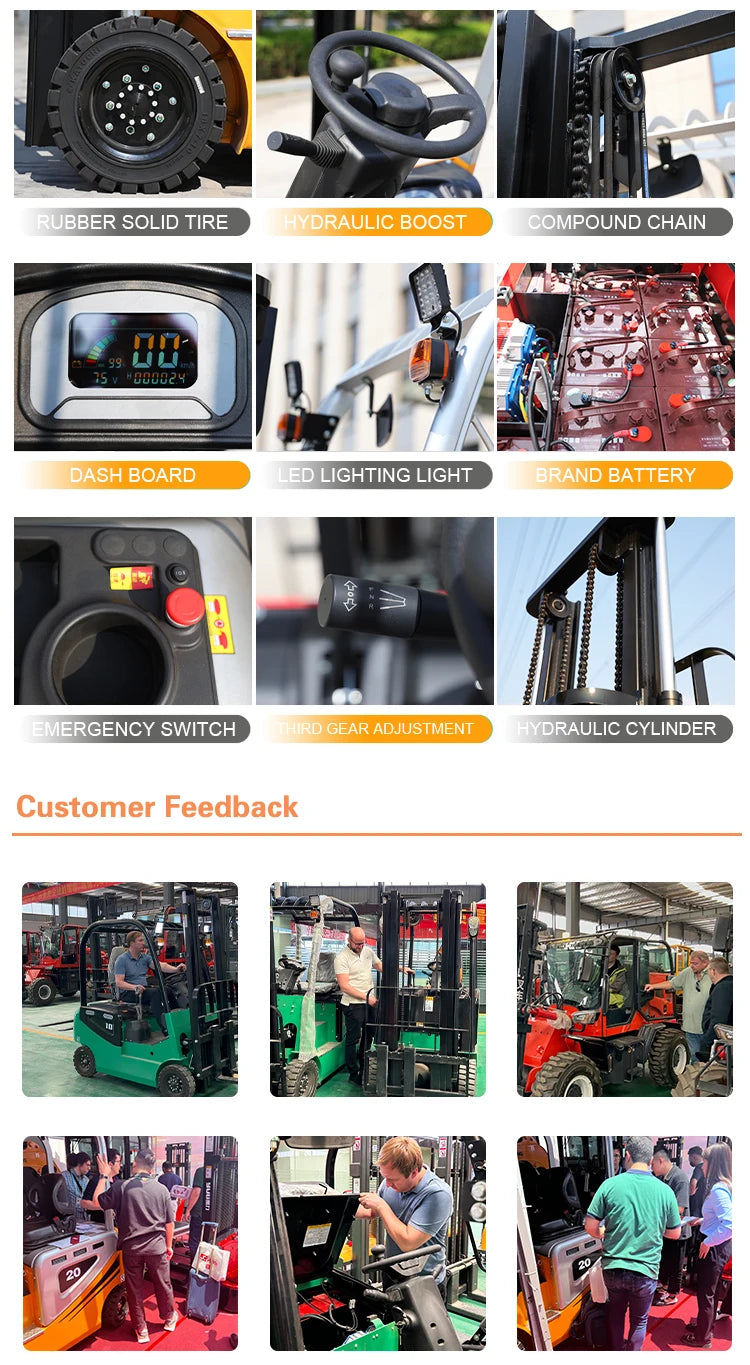 Carretilla elevadora eléctrica sentado, venta al por mayor, carretilla elevadora hidráulica con batería para almacén, cargadores eléctricos de alta calidad personalizados