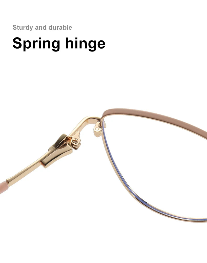 VICKY, nueva moda, Simple, ojo de gato, diseño de marco personalizado, gafas de lectura antiluz azul para mujer, prescripción personalizable