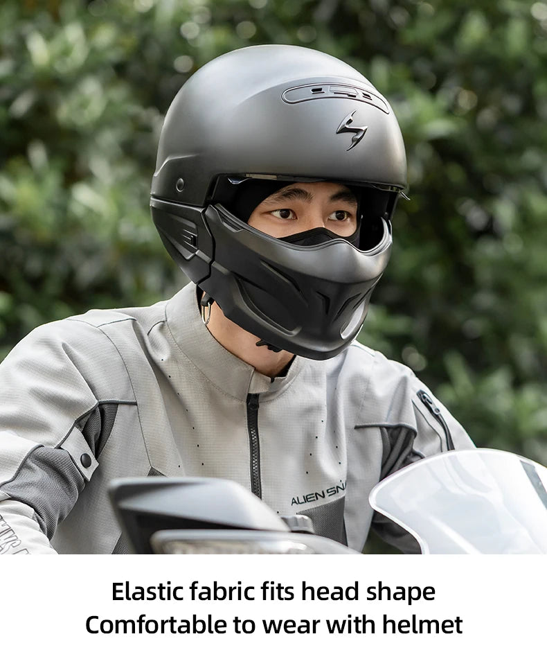 ROCKBROS-Sombrero de ciclismo, pasamontañas fresco de verano, protección UV, bufanda para bicicleta, senderismo, sombrero de seda de hielo, cubierta para la cara, forro para casco deportivo