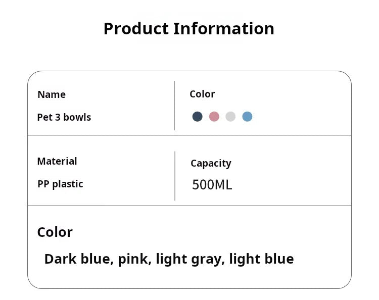 Cuencos para mascotas con alimentador de agua, diseño de oreja inclinado, juego de cuencos para agua y comida para gatos con botella de agua por gravedad para protección del cuello, 3 en 1