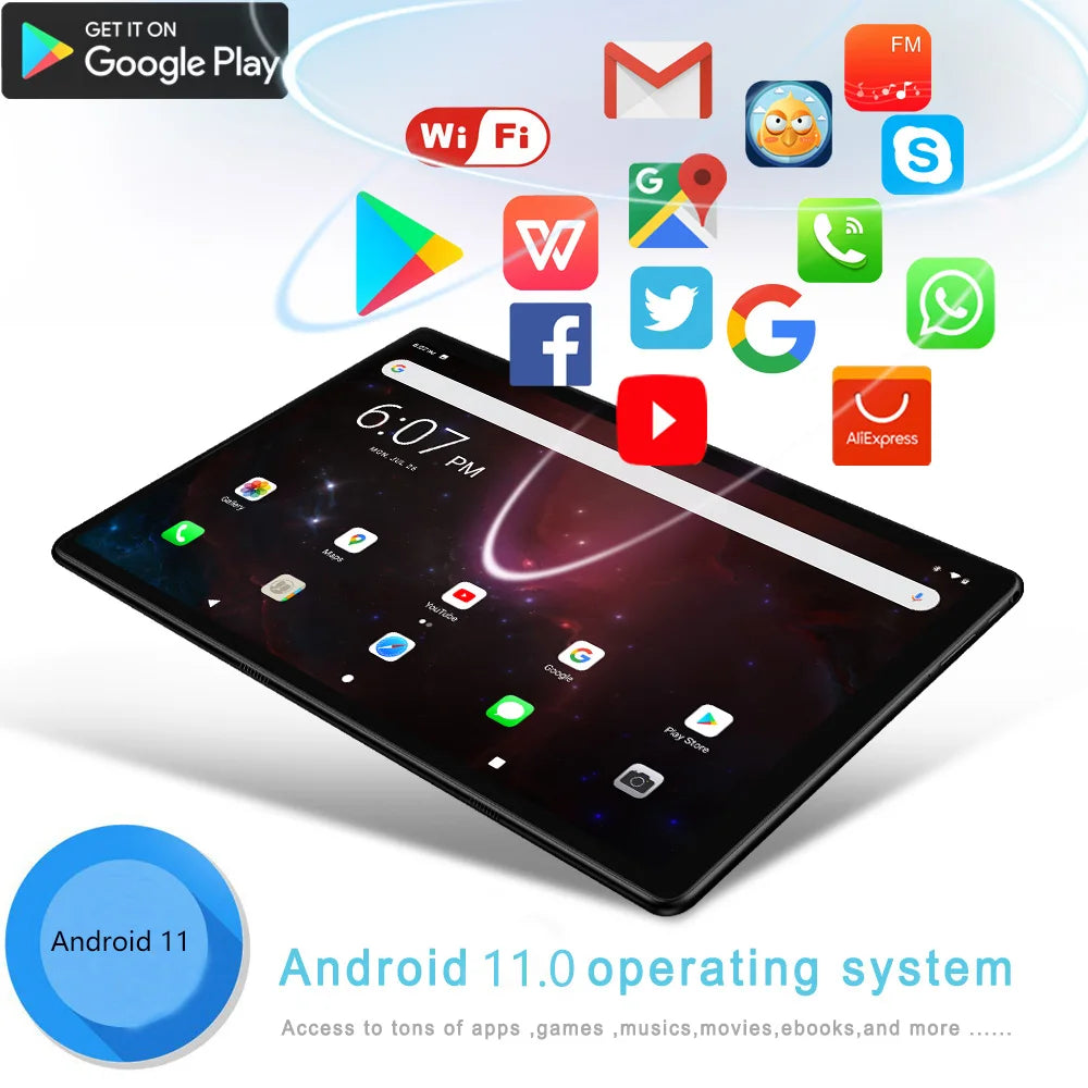 BDF Tablet 10,1’’ – Octa Core, 4GB RAM, 64GB ROM, Dual SIM 3G, Llamadas, WiFi y Bluetooth