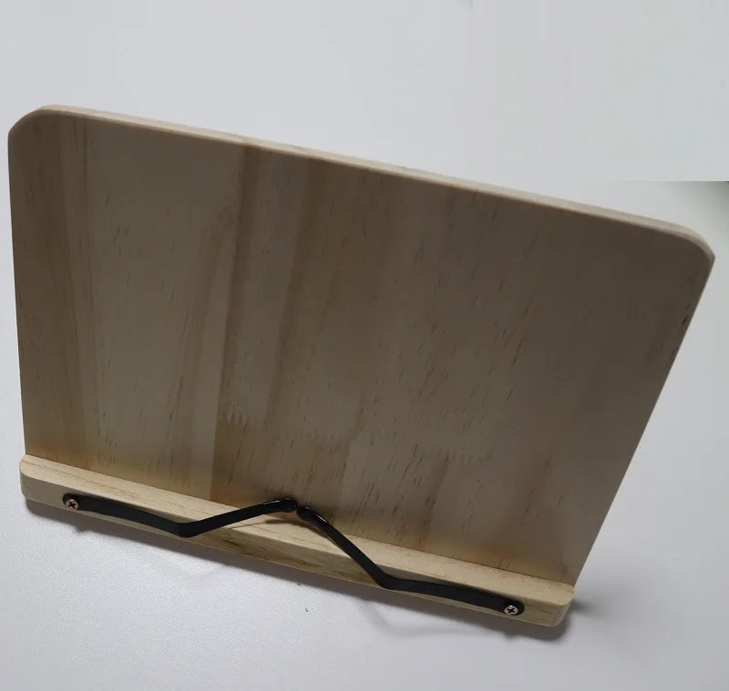 Bandeja de Soporte de Libros Ajustable y Portátil – Clips de Página para Lectura y Cocina