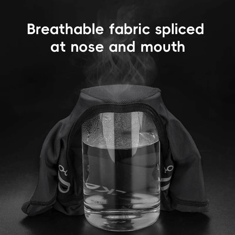 ROCKBROS-Sombrero de ciclismo, pasamontañas fresco de verano, protección UV, bufanda para bicicleta, senderismo, sombrero de seda de hielo, cubierta para la cara, forro para casco deportivo