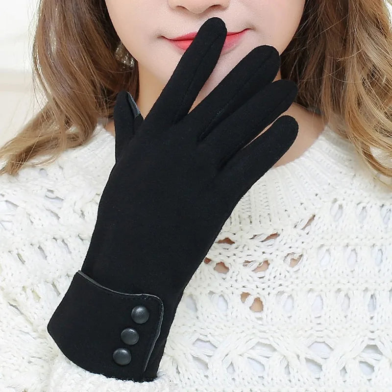 Nuevos Guantes Cálidos de Otoño e Invierno para Mujer – Térmicos, Suaves y Compatibles con Pantalla Táctil