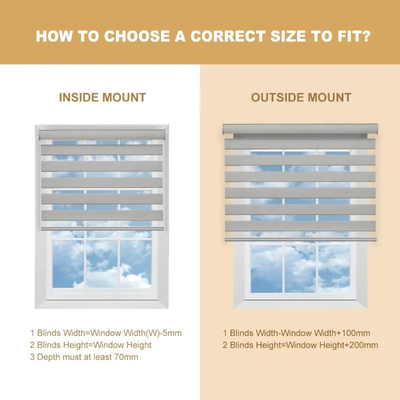 Precio de fábrica Tamaño personalizado Zebra Shades Día y noche Control inteligente Vertical Sheer Zebra Blind para Windows