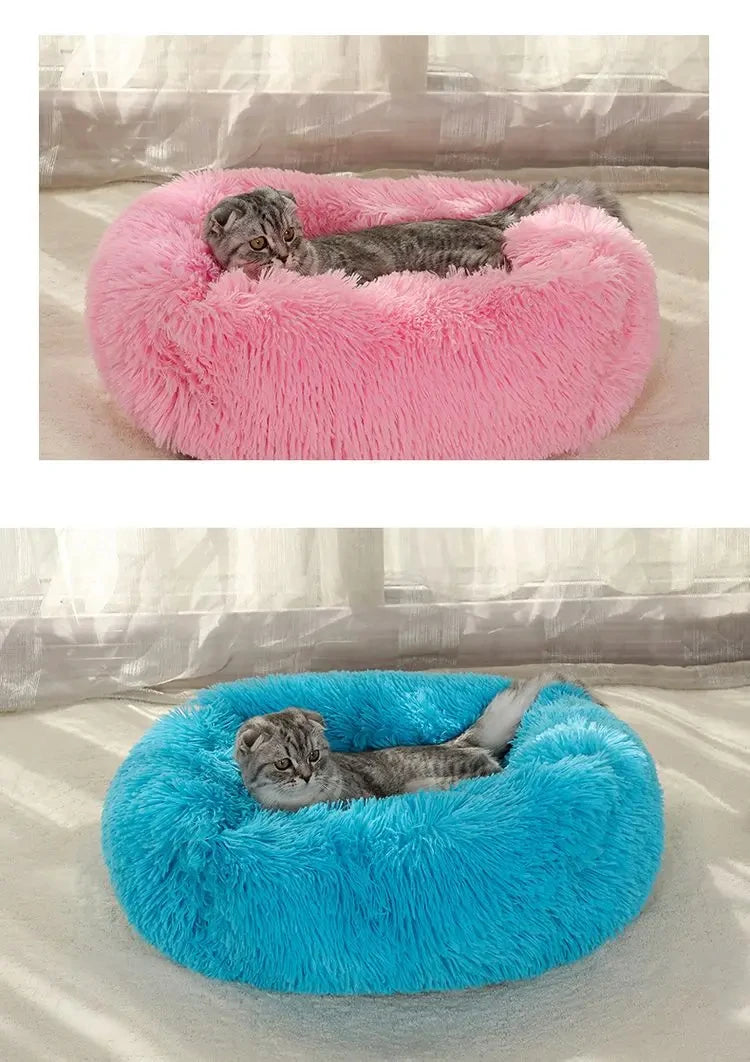 Cama rectangular de felpa para perros, estera cálida de invierno, cama para perros y gatos pequeños, medianos y grandes, perrera, cojín para gatos, accesorios para sofá para mascotas