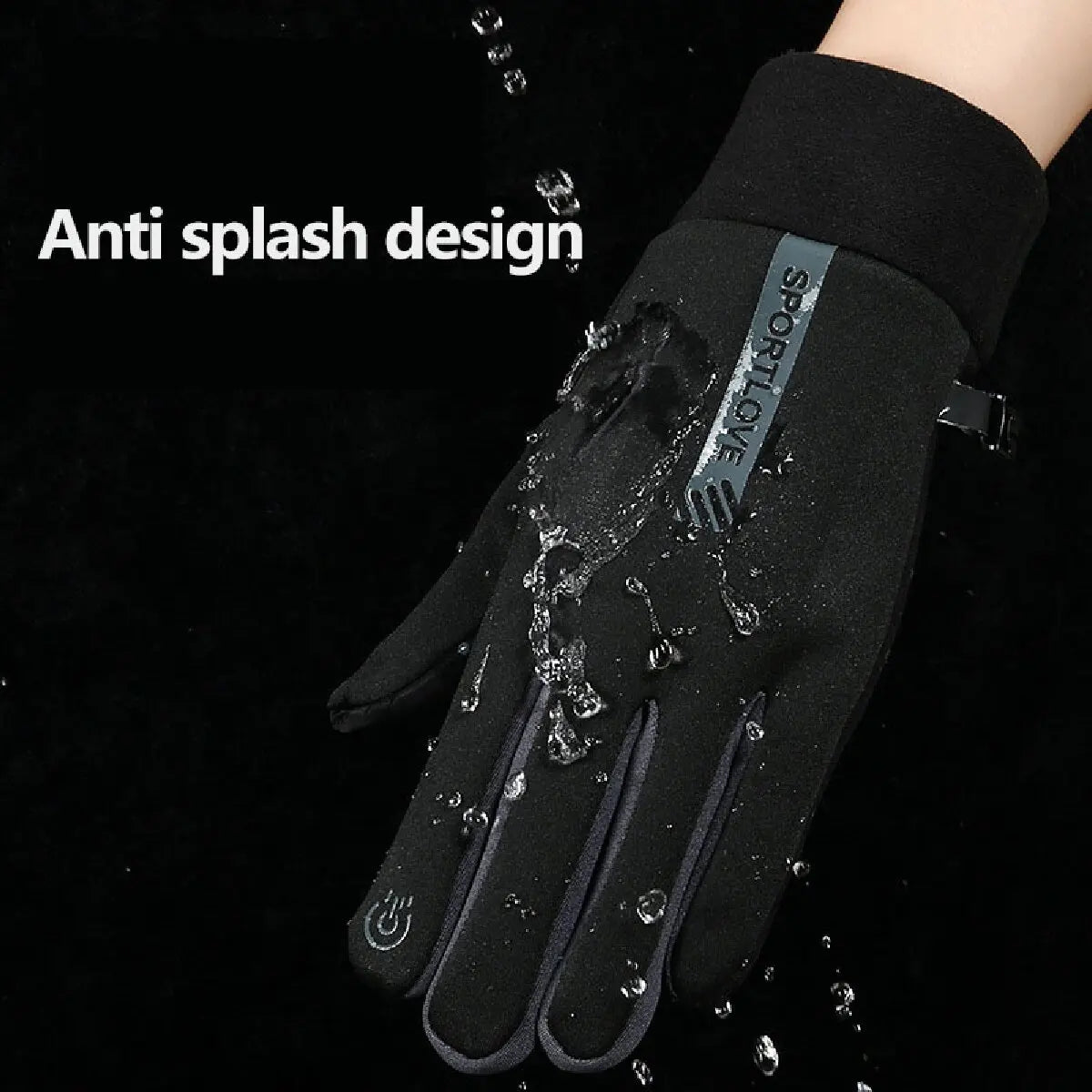 Guantes de invierno para mujer, ciclismo, bicicleta, forro polar térmico, resistencia al frío, viento, impermeable, cálidos, para correr al aire libre, esquiar