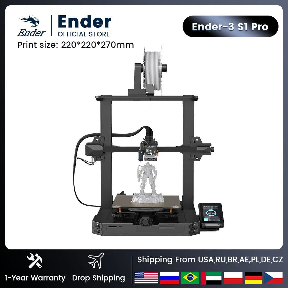 Creality 3D Ender-3 V3SE – Impresora 3D FDM de Alta Velocidad, Versión Mejorada
