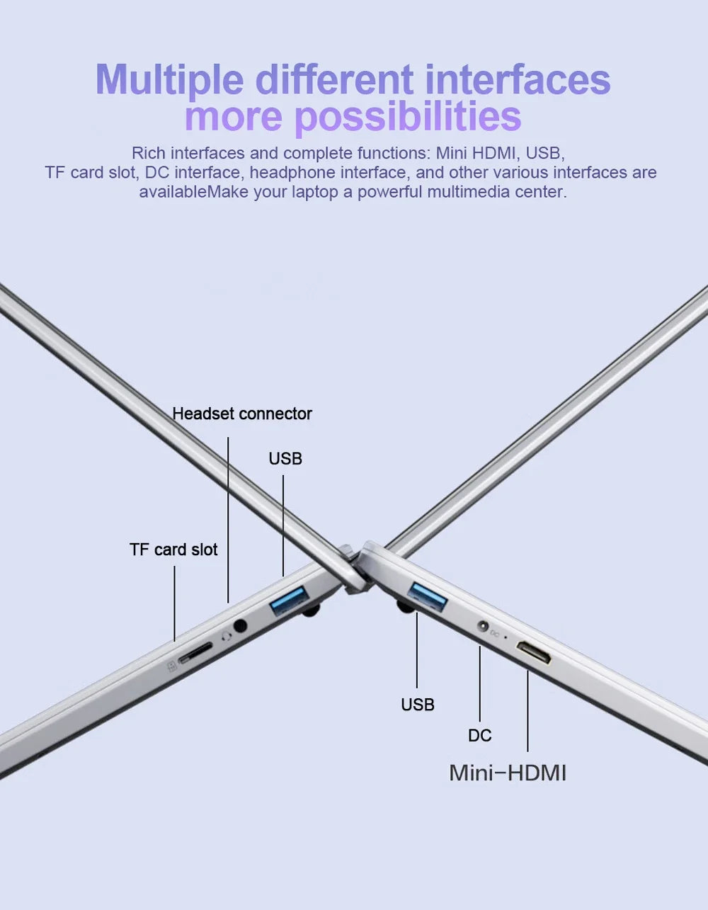 Ordenador Portátil de 15,6’’ – 16GB RAM, 2TB SSD, Intel N3700, Windows 11 Pro