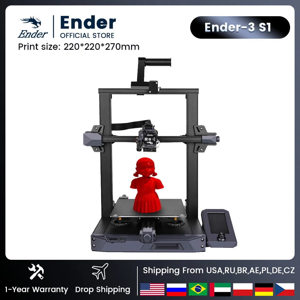 Creality 3D Ender-3 V3SE – Impresora 3D FDM de Alta Velocidad, Versión Mejorada