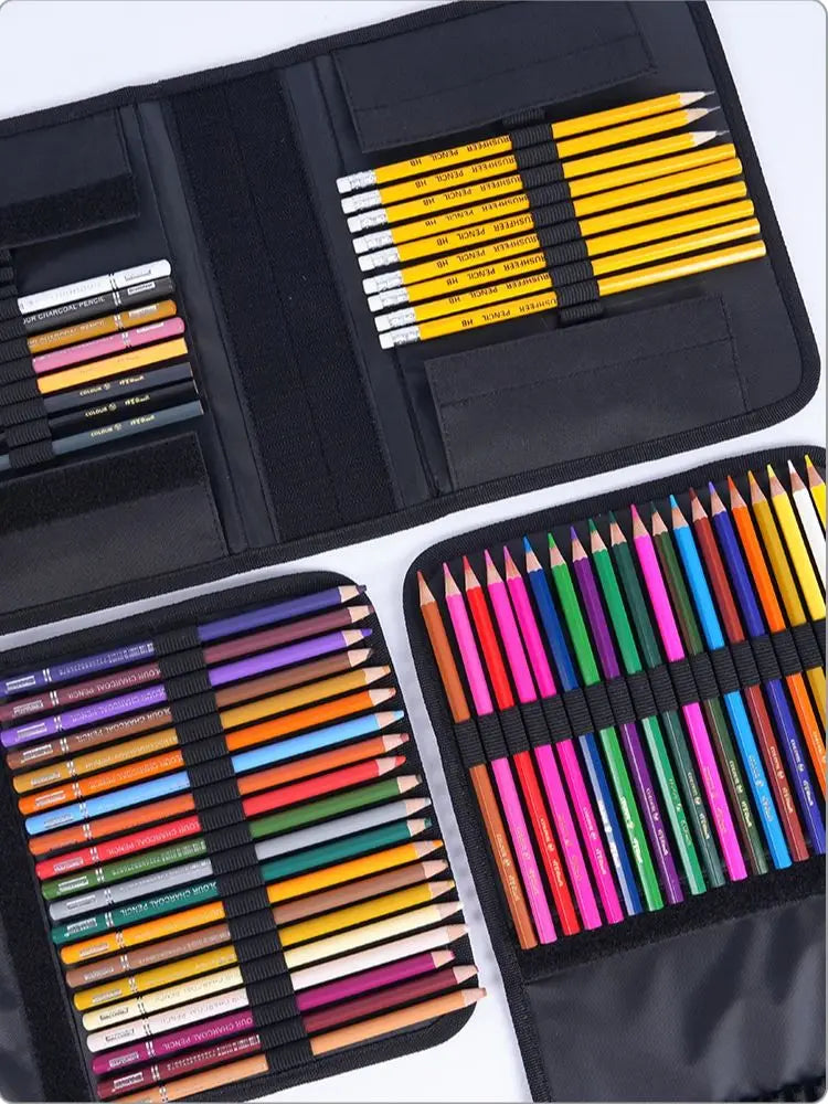 Estuche para Lápices de Mano de 200 Agujeros – Lápices de Dibujo Coloridos para Artistas y Estudiantes