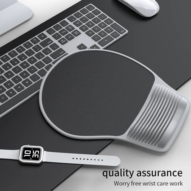 Alfombrilla ergonómica para ratón, soporte para muñeca, cómoda alfombrilla para ratón, alfombrilla para ratón de Gel para aliviar el dolor en la muñeca, ordenador portátil, oficina