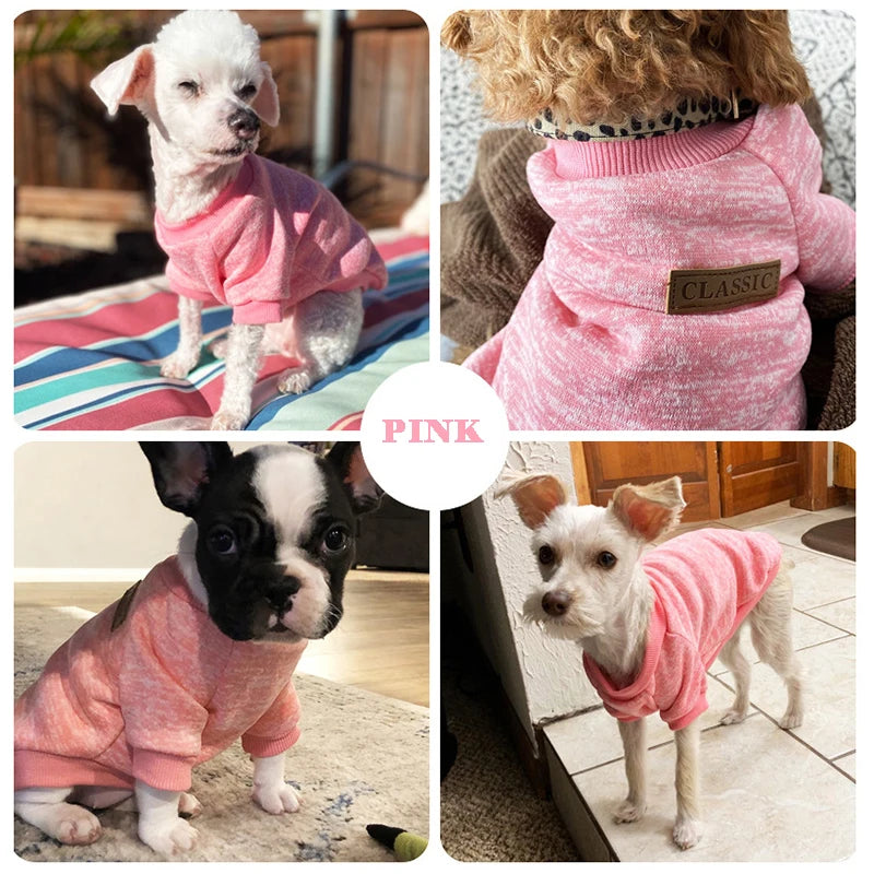 Chaqueta para cachorros y gatos, ropa cálida de invierno para perros pequeños, abrigo para Chihuahua, ropa Schnauzer Pug, sudaderas, disfraces informales para mascotas