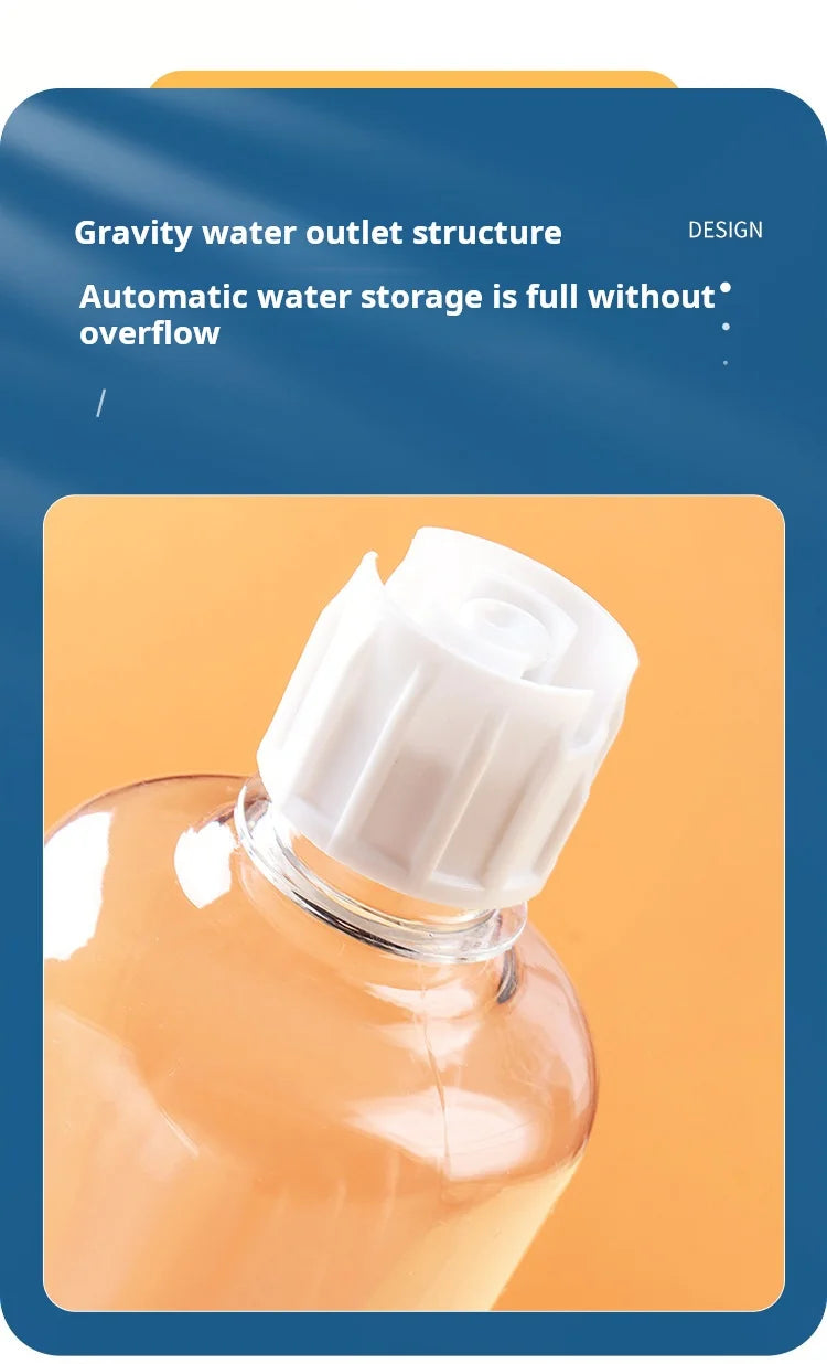 Cuencos para mascotas con alimentador de agua, diseño de oreja inclinado, juego de cuencos para agua y comida para gatos con botella de agua por gravedad para protección del cuello, 3 en 1