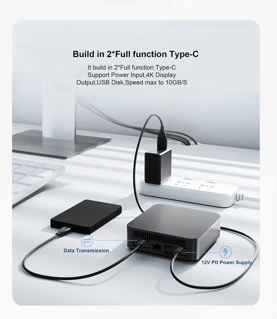 Mini PC Gamer con Windows 11 Pro – Intel Core i9, 16GB DDR4, 1TB SSD, 4K HD