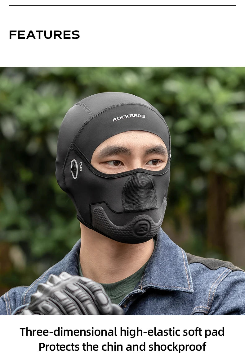 ROCKBROS-Sombrero de ciclismo, pasamontañas fresco de verano, protección UV, bufanda para bicicleta, senderismo, sombrero de seda de hielo, cubierta para la cara, forro para casco deportivo