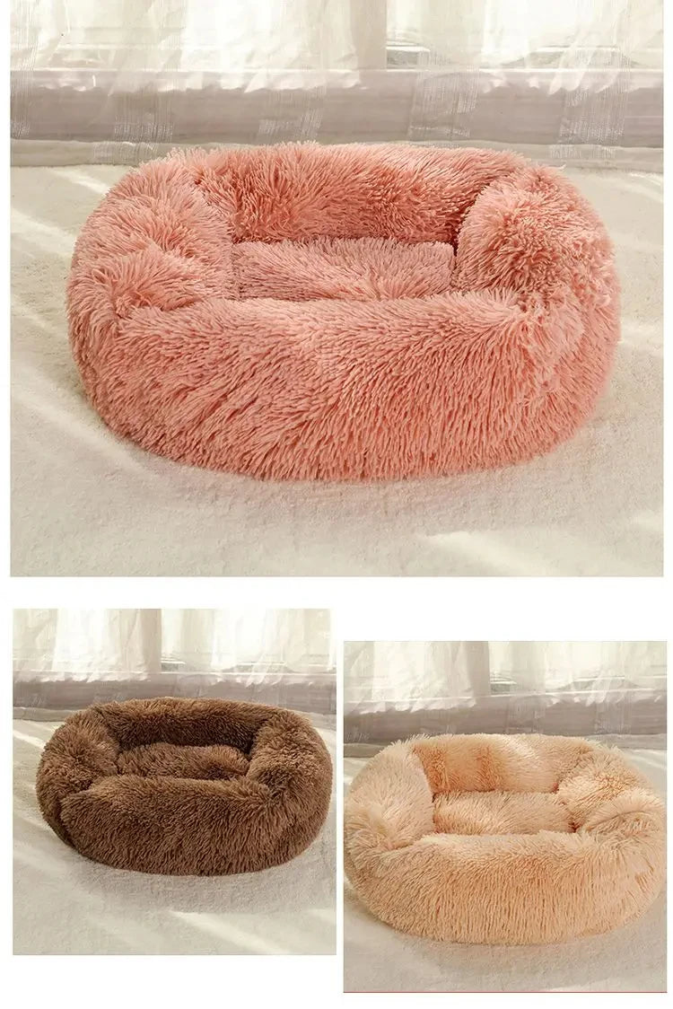 Cama rectangular de felpa para perros, estera cálida de invierno, cama para perros y gatos pequeños, medianos y grandes, perrera, cojín para gatos, accesorios para sofá para mascotas