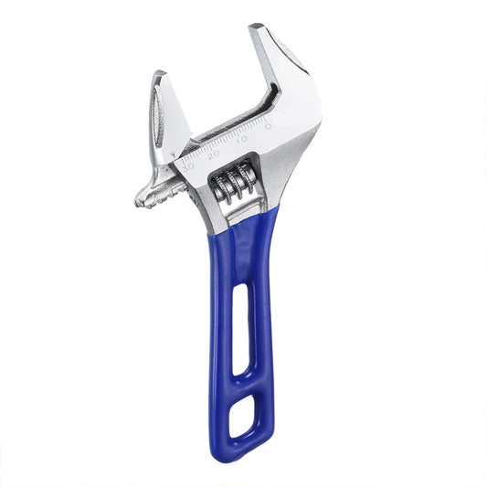 Llave ajustable de 5 pulgadas, apertura amplia, 0-30cm, llave forjada de acero al cromo vanadio con mango corto, herramienta manual