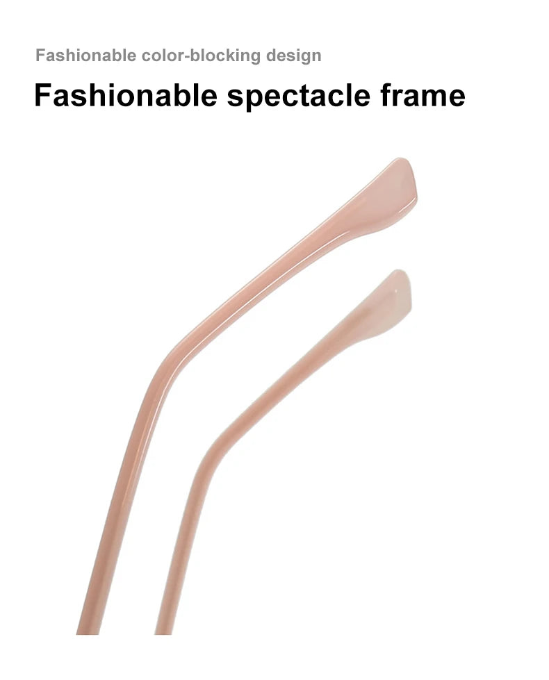 VICKY, nueva moda, Simple, ojo de gato, diseño de marco personalizado, gafas de lectura antiluz azul para mujer, prescripción personalizable