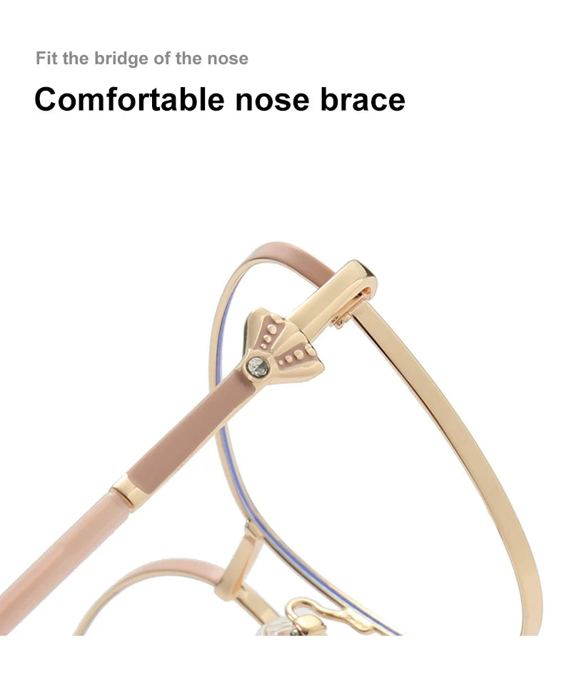 VICKY, nueva moda, Simple, ojo de gato, diseño de marco personalizado, gafas de lectura antiluz azul para mujer, prescripción personalizable