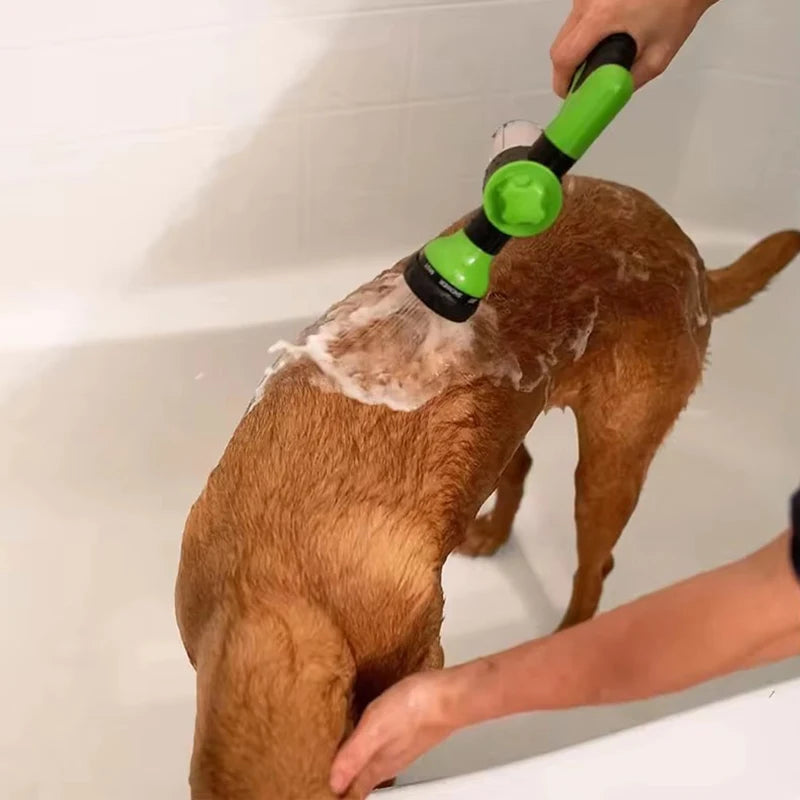 Boquilla rociadora de alta presión, manguera, pistola de ducha para perros, 3 modos ajustables, limpieza de lavado de mascotas, agua de baño, rociador de jabón de espuma, herramienta de limpieza para perros