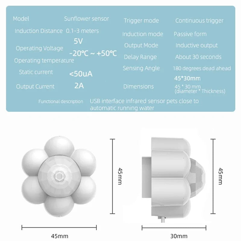 Fuente de agua con filtro automático para mascotas, bebedero eléctrico silencioso con USB, bebedero de recirculación
