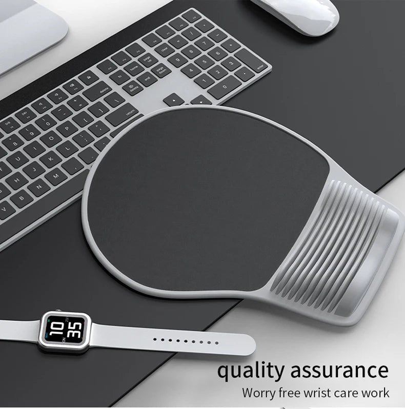 Alfombrilla ergonómica para ratón, soporte para muñeca, cómoda alfombrilla para ratón, alfombrilla para ratón de Gel para aliviar el dolor en la muñeca, ordenador portátil, oficina