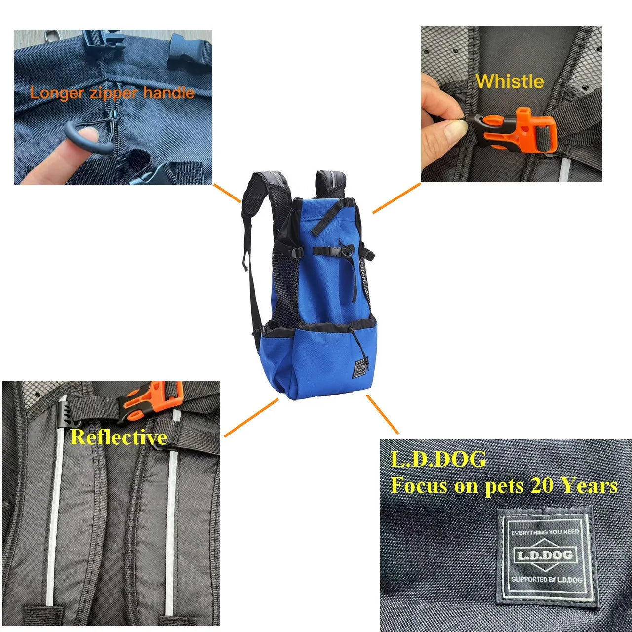 Mochila de viaje para senderismo, transportador de perros, ventilación al aire libre, transpirable, para bicicleta, motocicleta, deporte al aire libre, bolsa de malla, envío directo