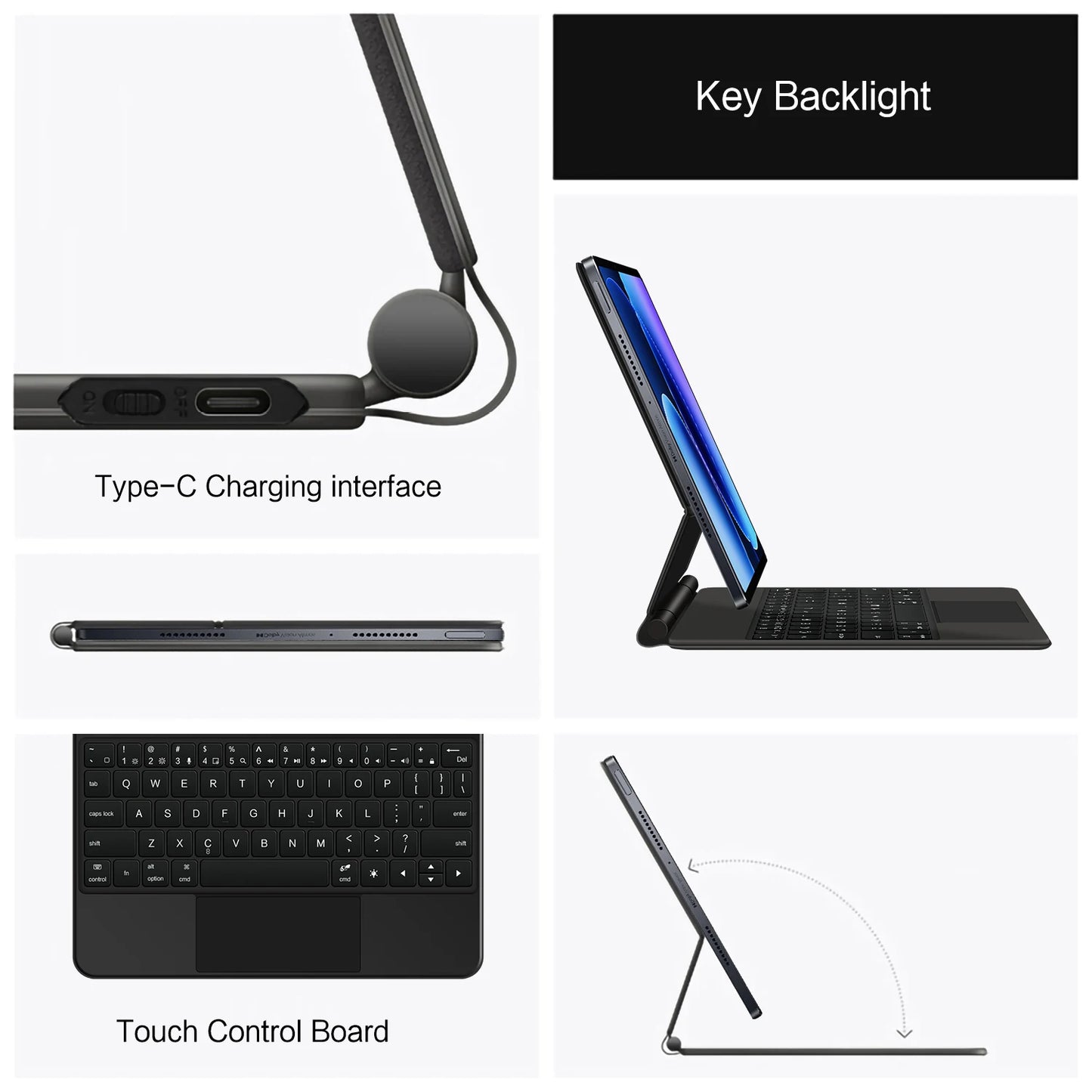 Teclado Magnético Mágico para Xiaomi Pad 8 / 8 Pro – Funda Inteligente de 11,2