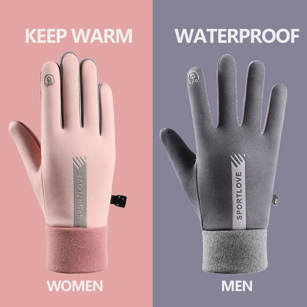 Guantes de Invierno para Mujer – Térmicos, Impermeables y Resistentes al Frío