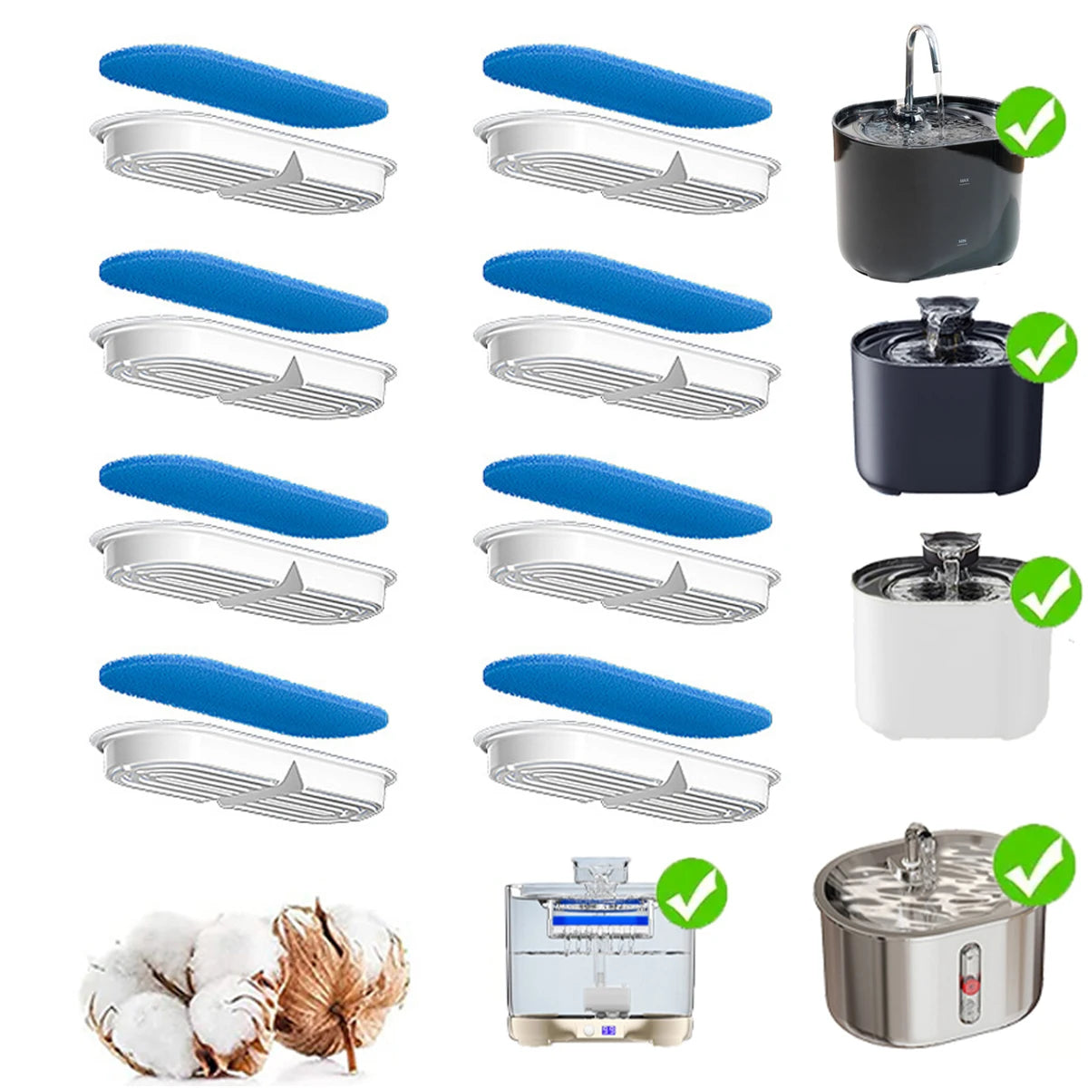 Fuente de agua con filtro automático para mascotas, bebedero eléctrico silencioso con USB, bebedero de recirculación