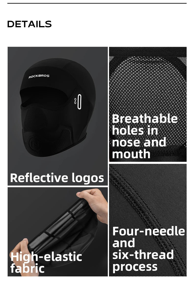 ROCKBROS Sombrero de Ciclismo y Pasamontañas de Verano – Protección UV y Frescura