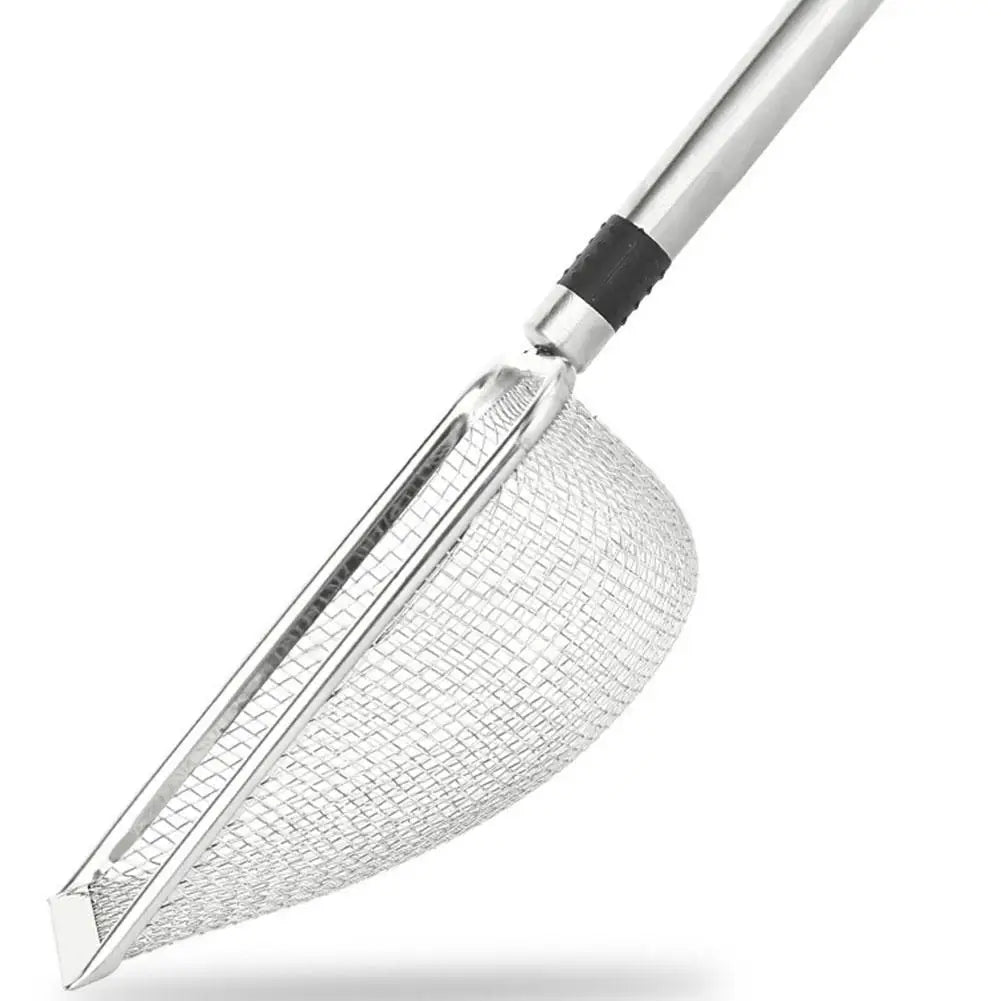 Pala de arena de acero para gatos, pala para excrementos de mascotas de poros finos para conejos, perros, herramientas de limpieza de inodoro, suministros para mascotas